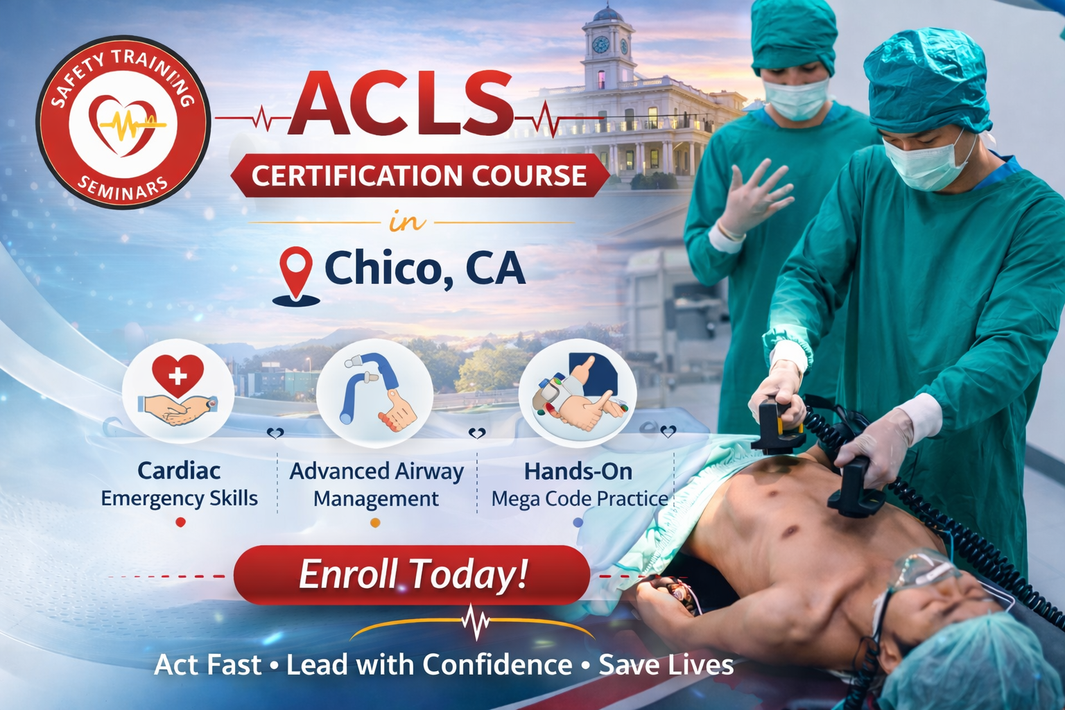 ACLS certification in Chico, CA