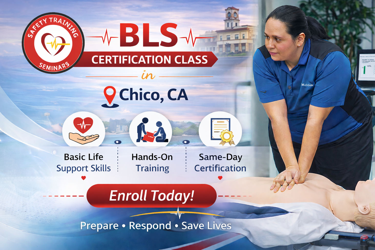 BLS certification class in Chico