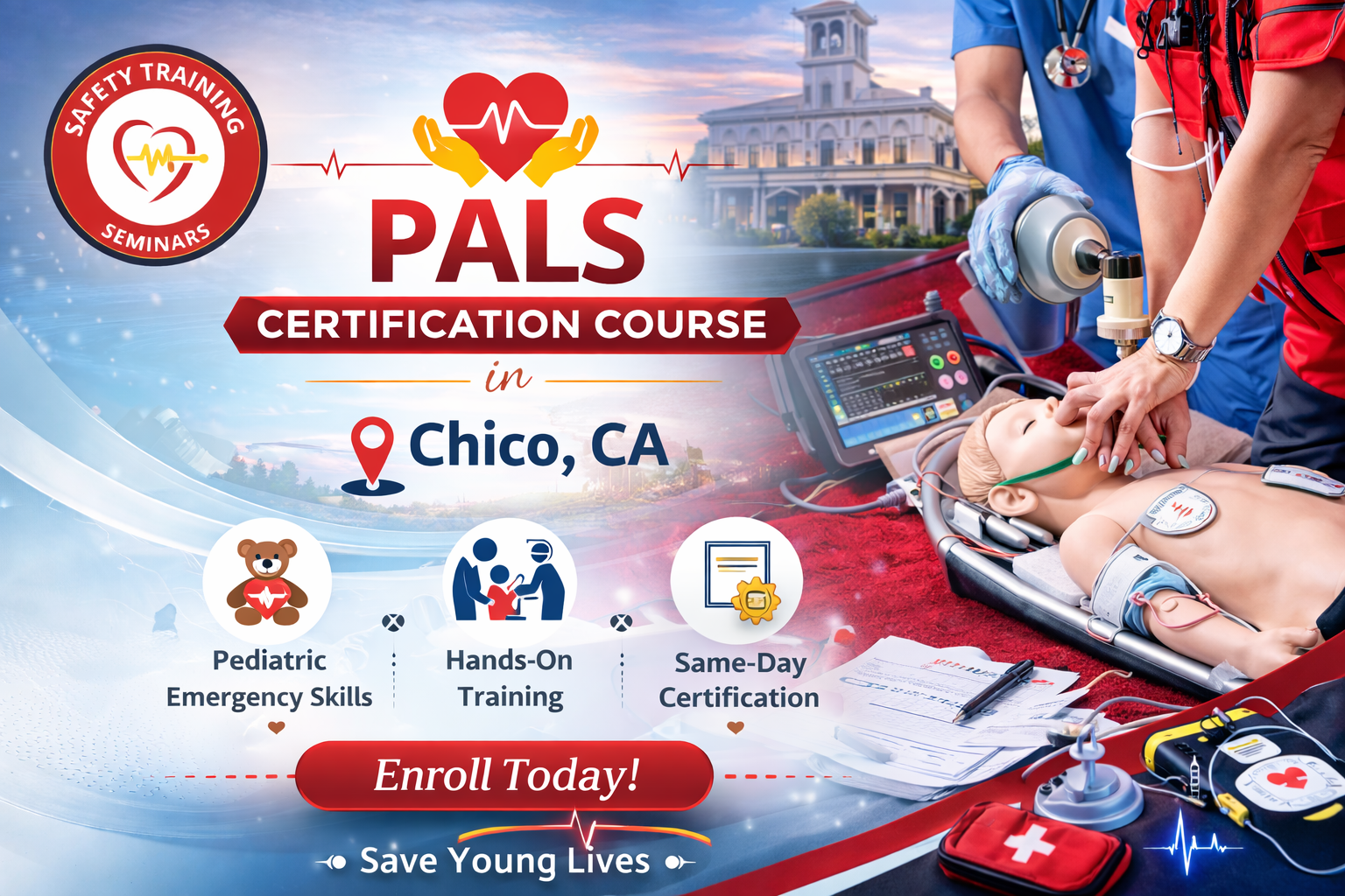 PALS certification course in Chico